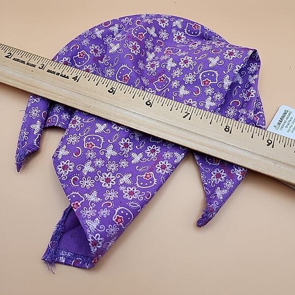 Vintage 2002 Hello Kitty Headband Scarf Purple - Picture 3 of 3